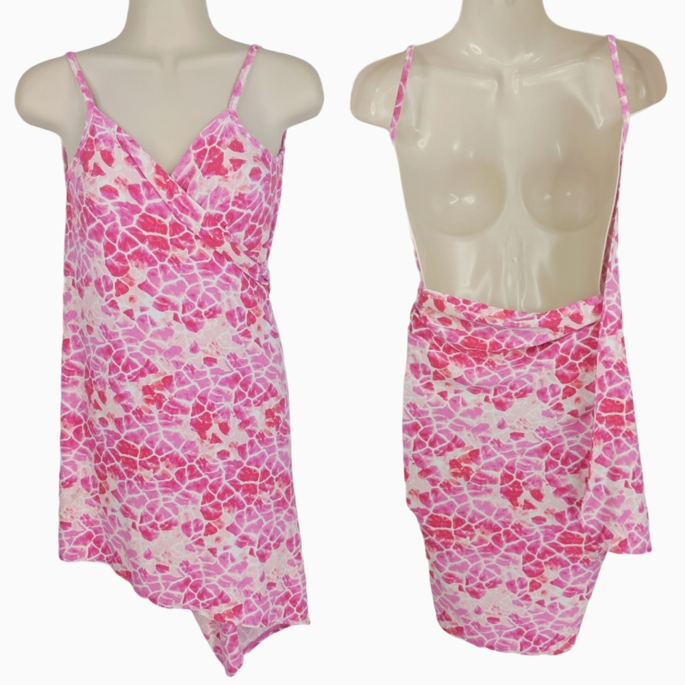 MODA INTERNATIONAL Wrap Open Back Cover Up Sz XS